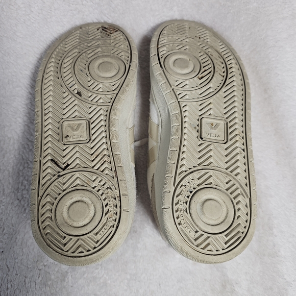 Veja V10 B-Mesh Women's Sneakers in White Natural Pierre Size 8 - Picture 11 of 12